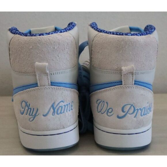 Nike FV2084‑001 Men Sz 10.5 Gray Terminator High Spelman Jaguars Bball Shoes - Picture 2 of 15